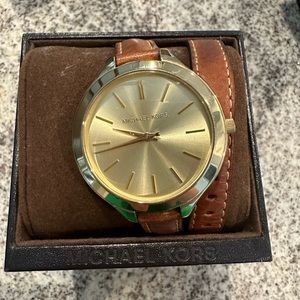Michael Kors Runway double wrap watch